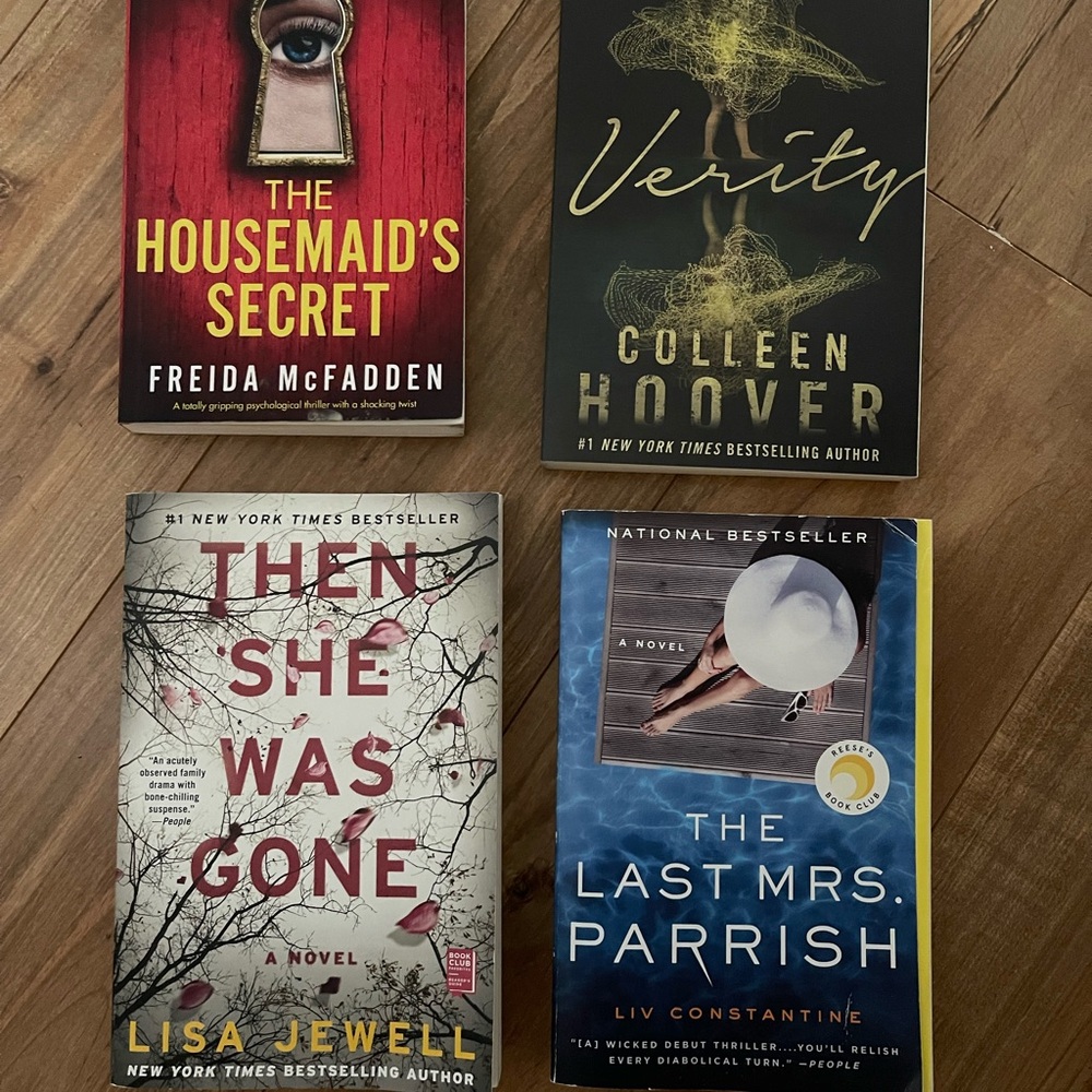 Set of Four Bestselling Novels